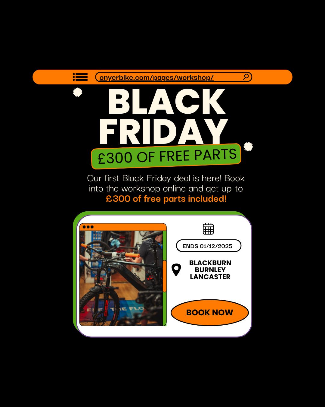 Black Friday Workshop DEAL!