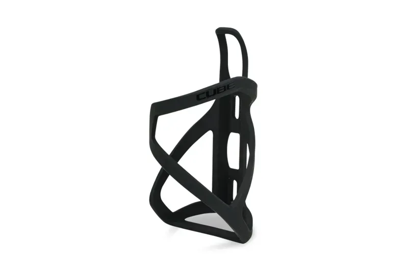 Cube Bottle Cage HPP Left-Hand Sidecage in Matte Black/Matte Glossy
