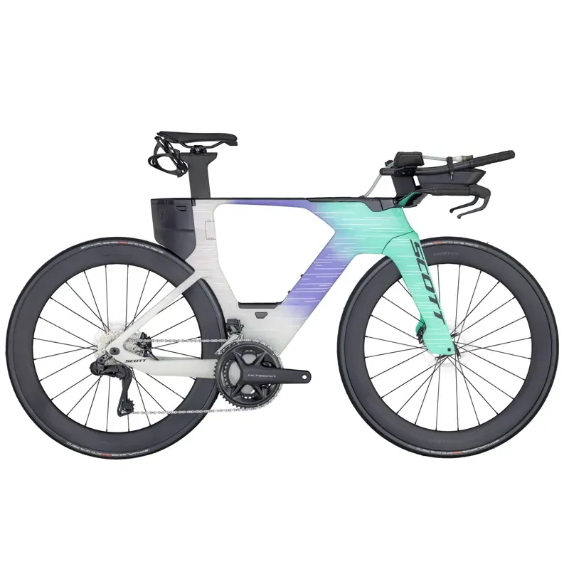 Scott Plasma RC Pro Road Bikes In Beluga Grey/Seafoam Green