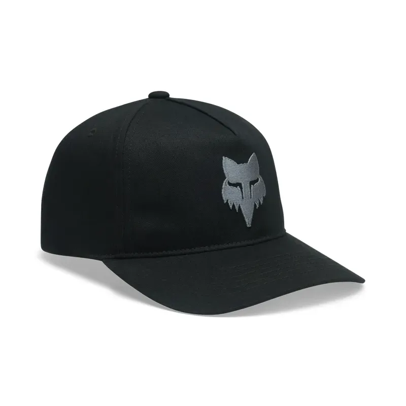Fox Head Subframe Snapback Hat in Black