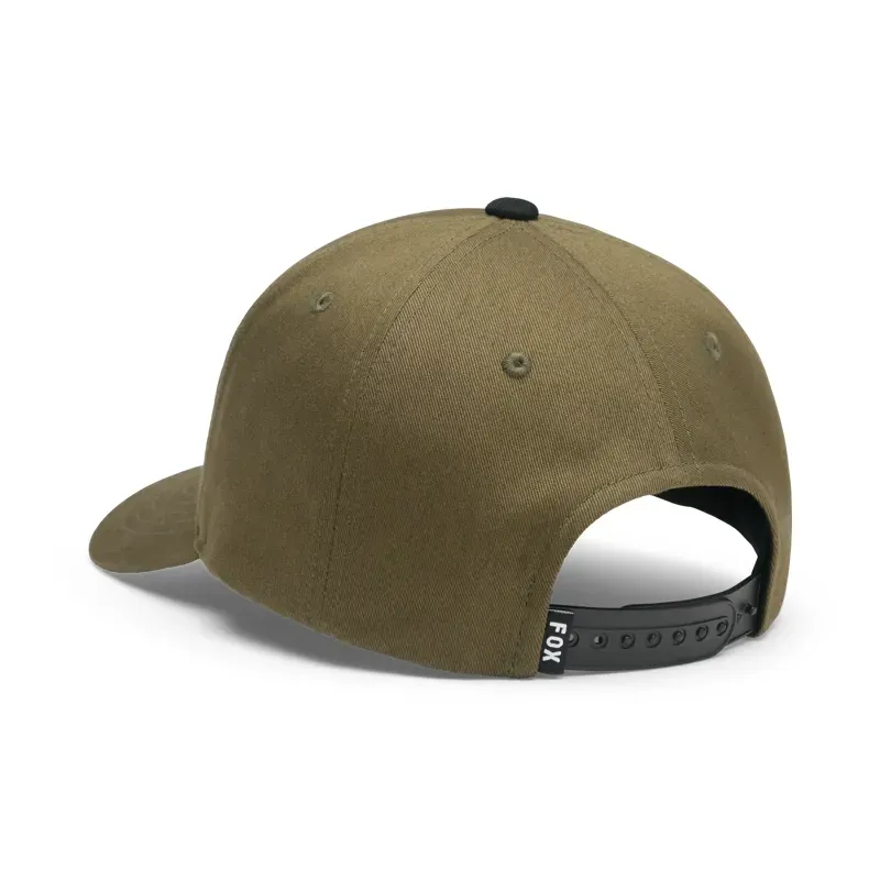 Fox Head Subframe Snapback Hat in Olive Green-1