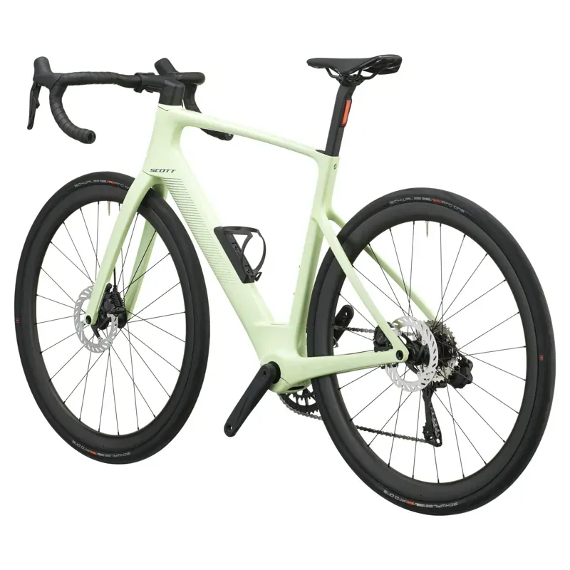Scott Fastlane 20 eRoad Bike in Cream Green-2