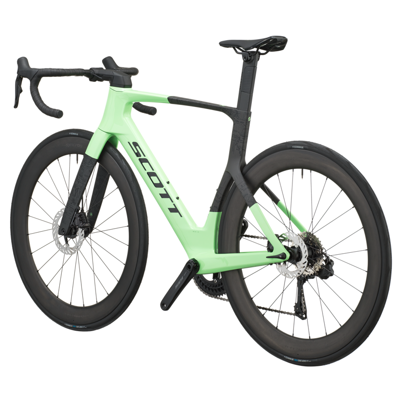 Scott Foil RC 20 Road Bike in Paradise Green/Carbon Black-2