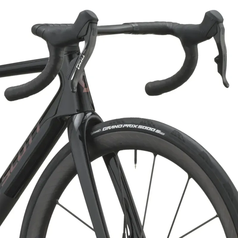 Scott Addict RC Ultimate Road Bike in Piano Black/Carbon Black-5