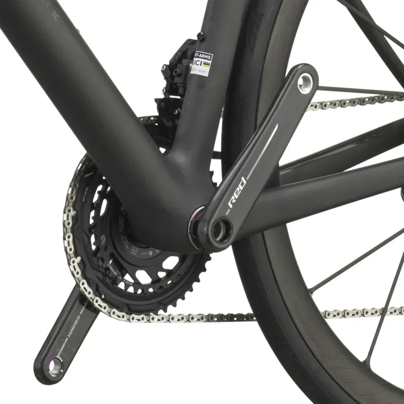 Scott Addict RC Ultimate Road Bike in Piano Black/Carbon Black-6