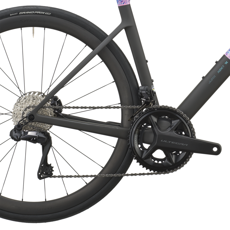 Scott Addict RC 10 Road Bike in Flourish Blue/Carbon Black-3