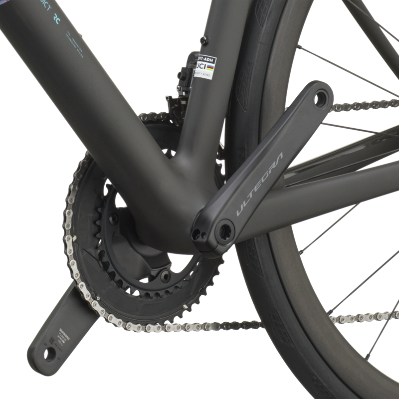 Scott Addict RC 10 Road Bike in Flourish Blue/Carbon Black-6