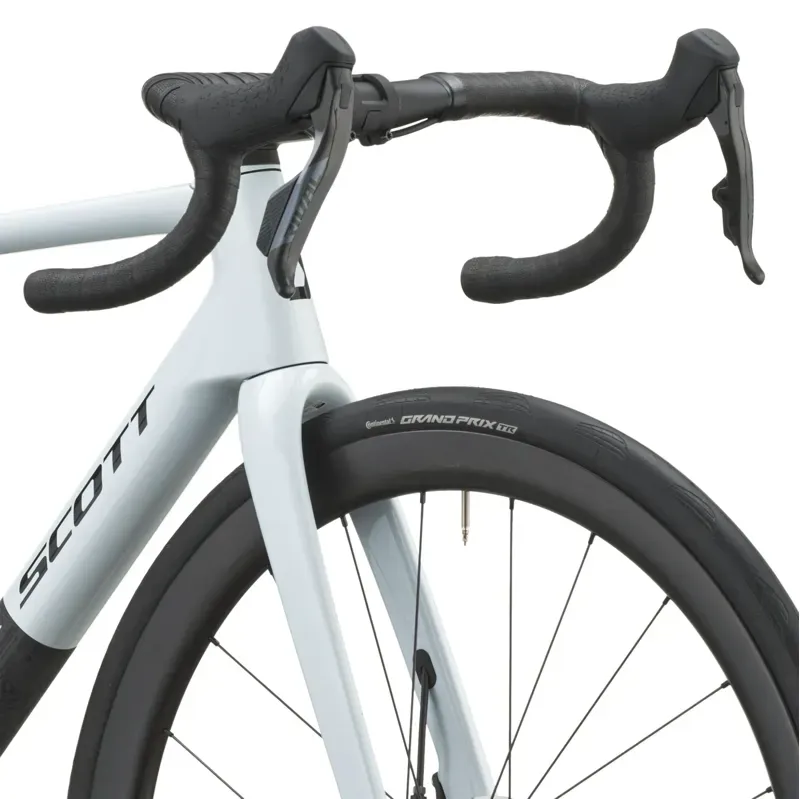 Scott Addict RC 25 Road Bike in Cumulus White/Carbon Black-4