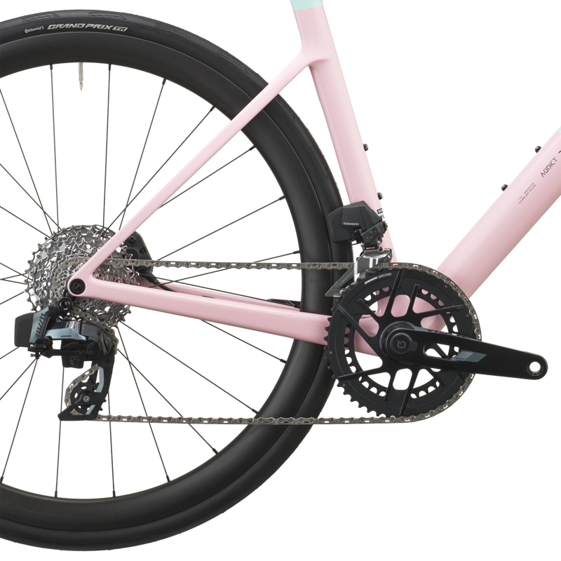 Scott Addict RC 25 Road Bike in Gelato Blue/Gelato Pink-3