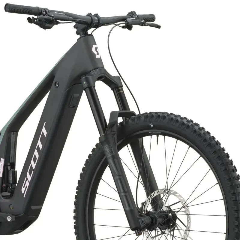 Scott Patron ST 10 eMoutnain Bike in Moss Green/Carbon Black-4