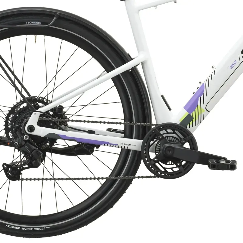 Scott Sweep 10 E-Hybrid Bike in Signal White-6