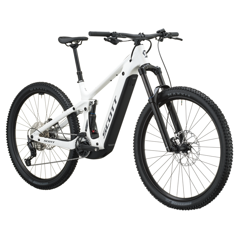 Scott Strike 40 eMountain Bike in Pearl White-1