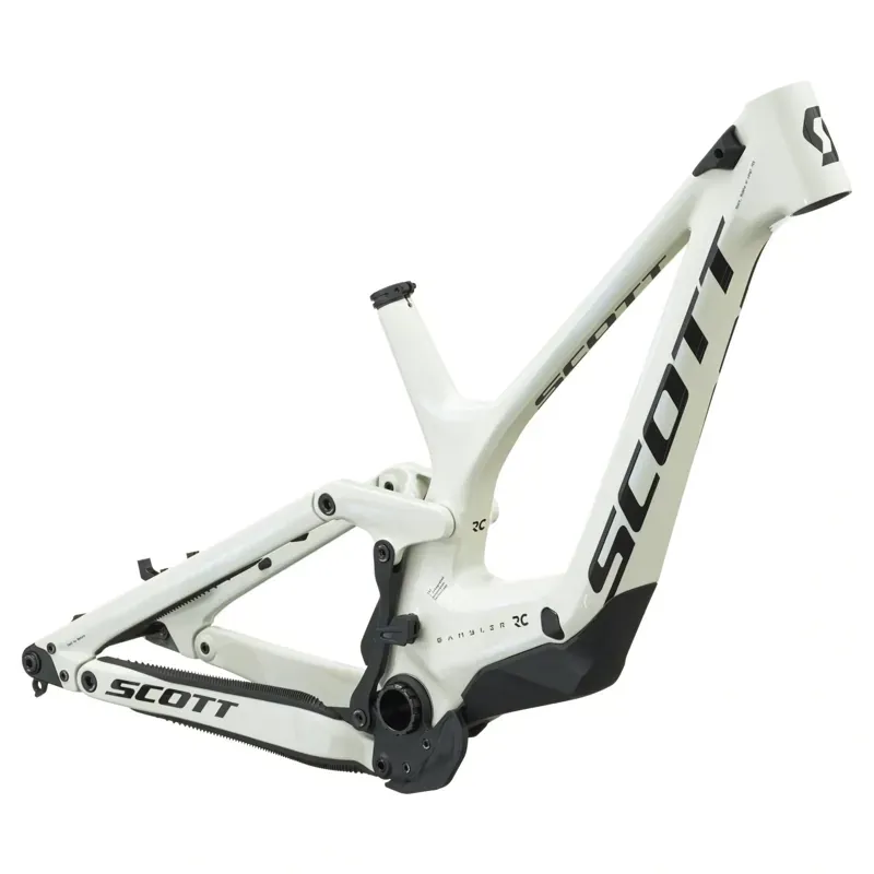 Scott Gambler RC Frame w/Shock in Foggy Grey-1