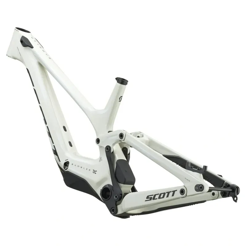 Scott Gambler RC Frame w/Shock in Foggy Grey-2