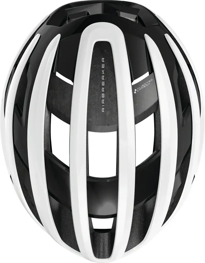 ABUS AirBreaker 2.0 MIPS Road Elite Helmet In Shiny (Made In Italy) WHITE 5-5