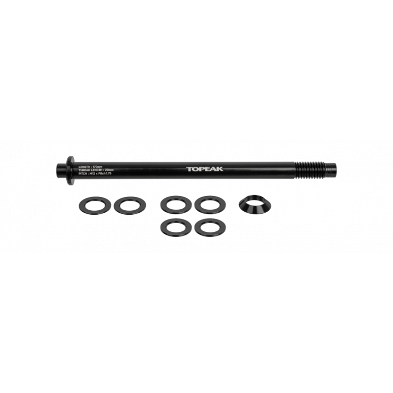Topeak Zi:Rak Thru-Axle in Black-2