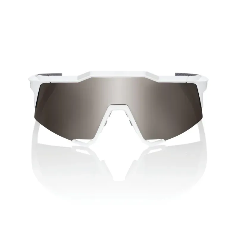 100 Speedcraft Glasses - Mirror Lens White/ HiPER Silver-1