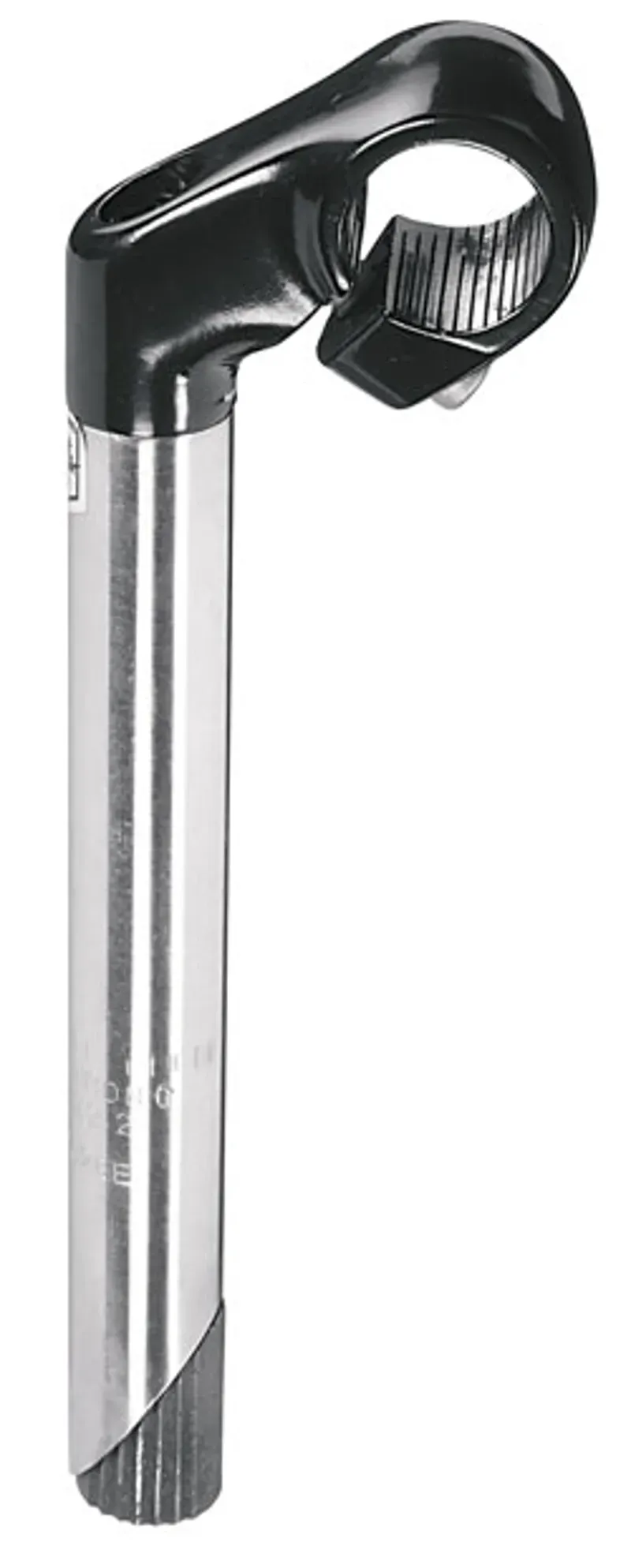 Ergotec 25.4mm Cat Niro City / Hybrid Quill Stem In Silver/Black