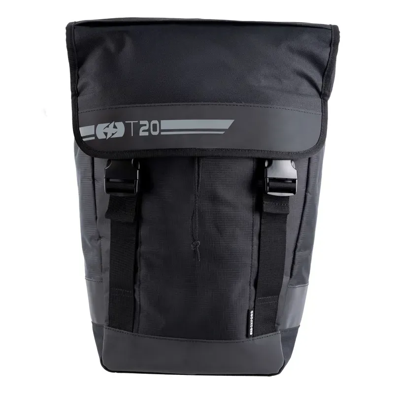 Oxford T20 20-litre QR Pannier Bag in Black