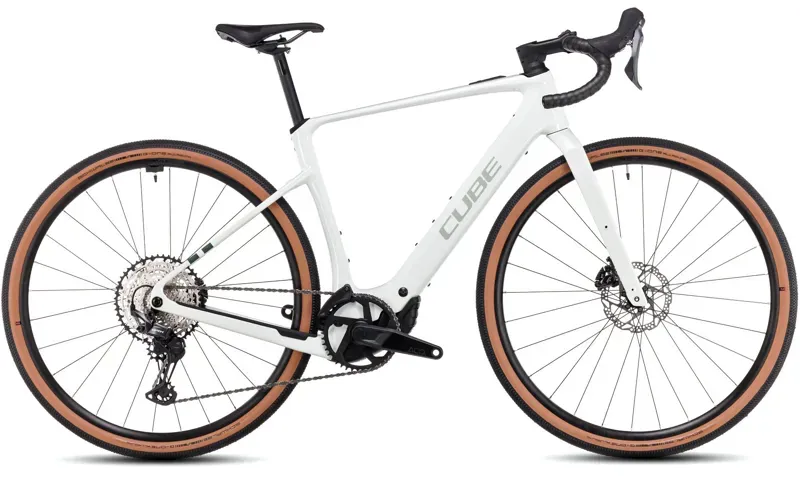 Cube Nuroad Hybrid C:62 Race 400x Hybrid Bike In Desert Stone/Green