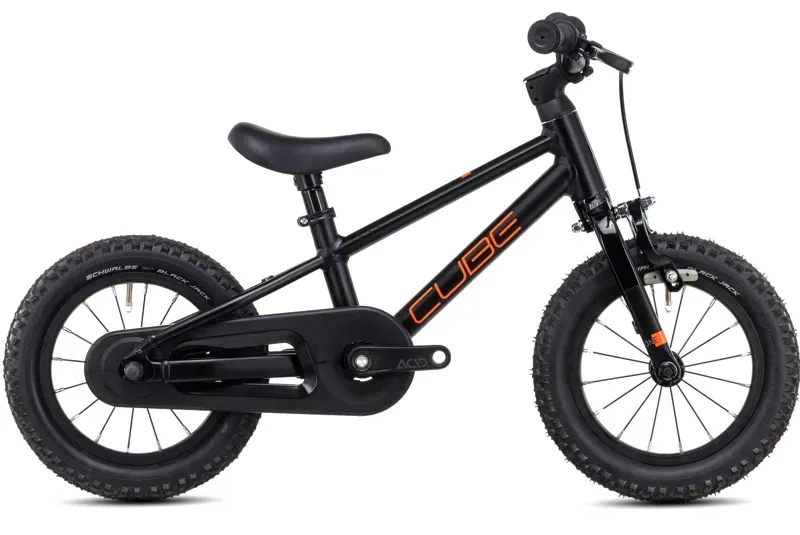 Cube Numove 120 Rt Kids Bike In Black/Orange