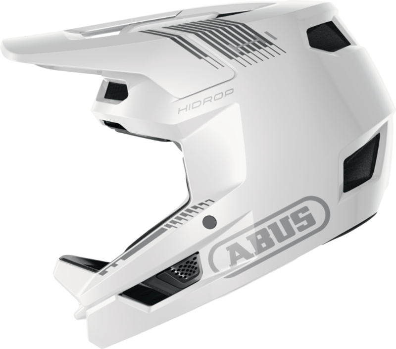 ABUS HiDrop MTB Full Face Helmet in Alpine White