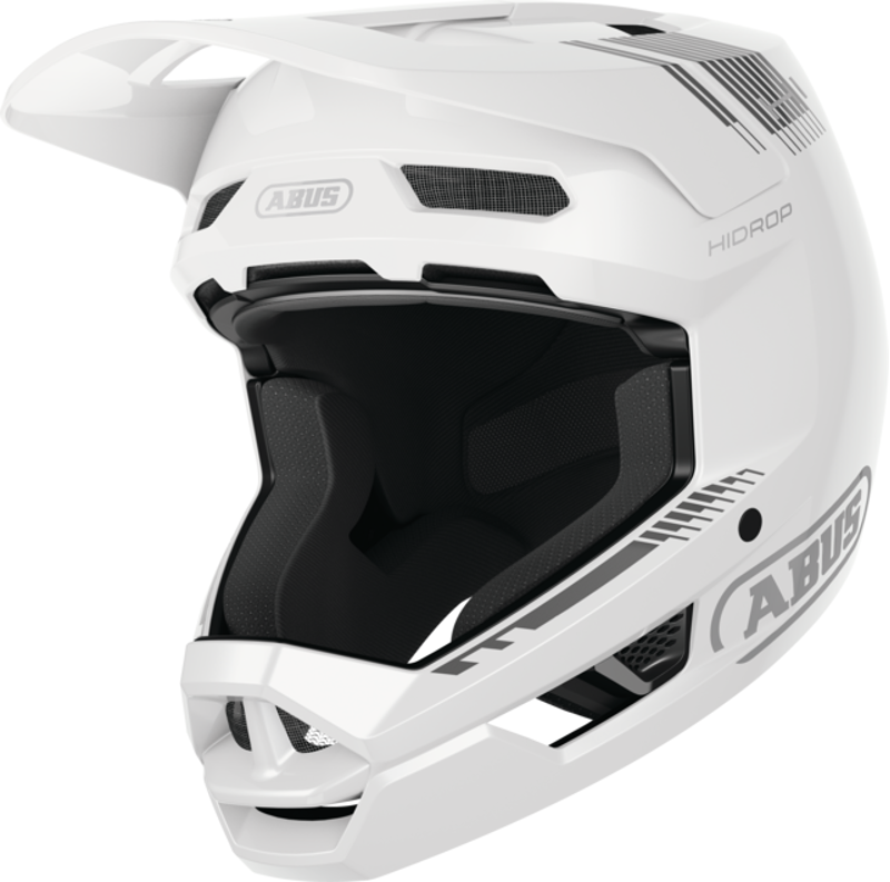 ABUS HiDrop MTB Full Face Helmet in Alpine White-1