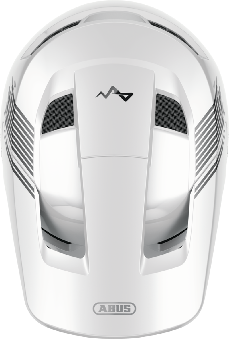 ABUS HiDrop MTB Full Face Helmet in Alpine White-5