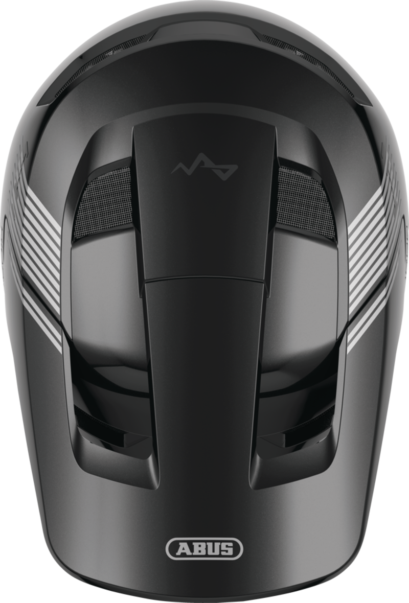 ABUS HiDrop MTB Full Face Helmet in Muted Black-5
