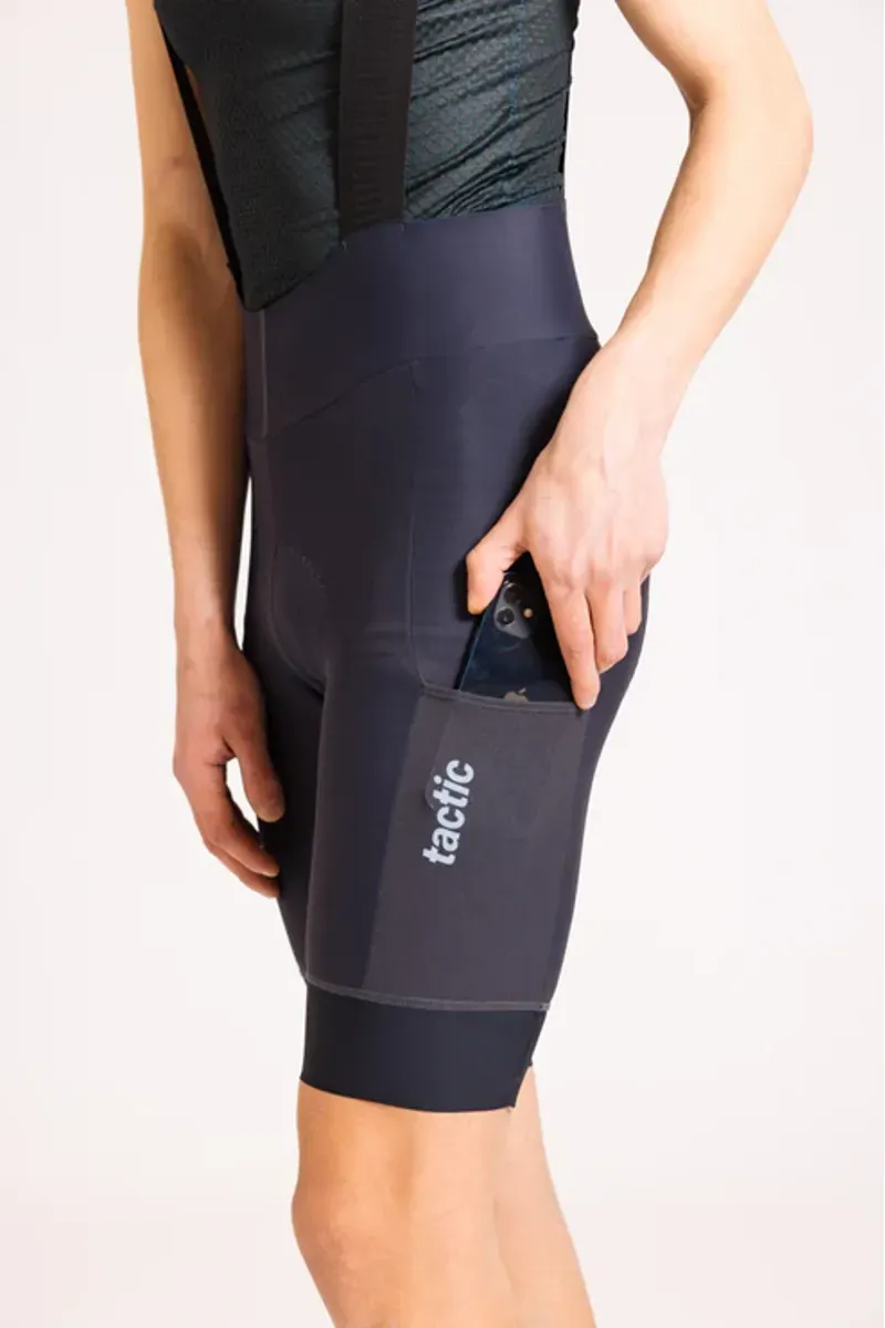 Tactic Sport Nomad Essence Bib Shorts in Grey-4