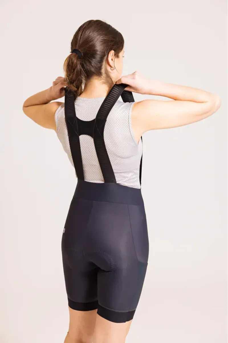 Tactic Sport Women's Nomad Essence Cargo Bib Shorts in Grey-6