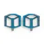 Acid Flat A3-ZP Pedals in Blue