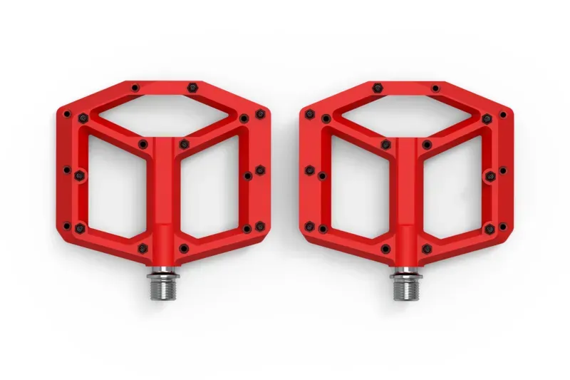 Acid Flat C1-IB Pedals in Red
