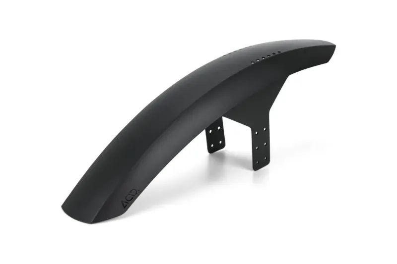 Acid Mud Blocker Front Long Mudguard in Black