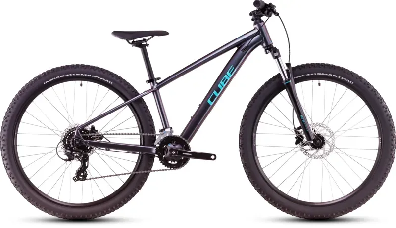 Cube Acid 260 Disc Kids Bike in Galactic/Cyan