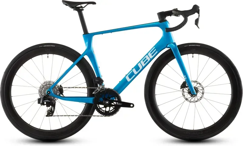 Cube Agree C:62 Ex Road Bike in Topas Blue/White