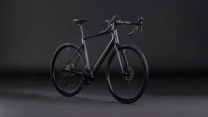 Cube Attain C:62 Race Road Bike In Blackline-1