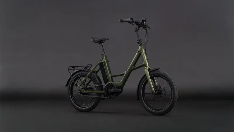 Cube Compact Hybrid Comfort 545 eMountain Bike in Reed Green/Reflex-1
