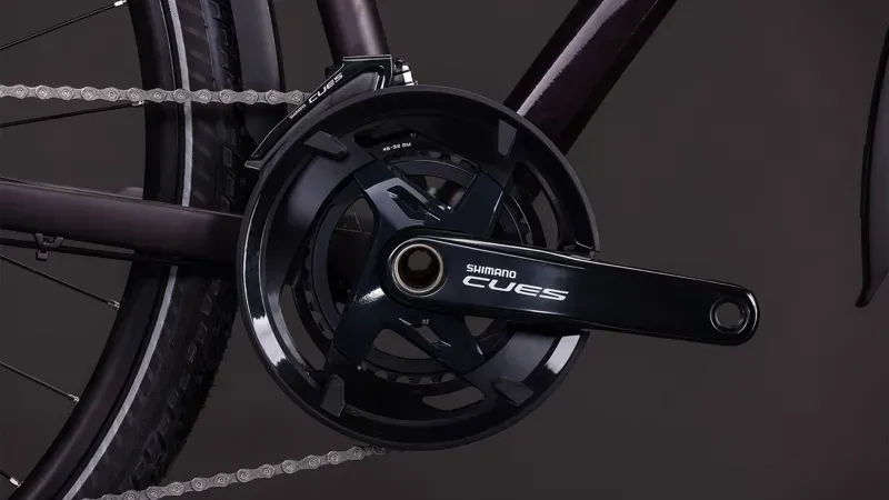 Cube Kathmandu SLX Hybrid Bike in Solar Eclipse/Gold-12