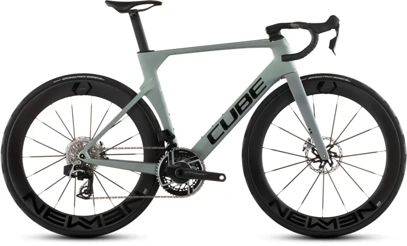 Cube Litening Aero C:68X SLX Road Bike in Sea Grey/Black