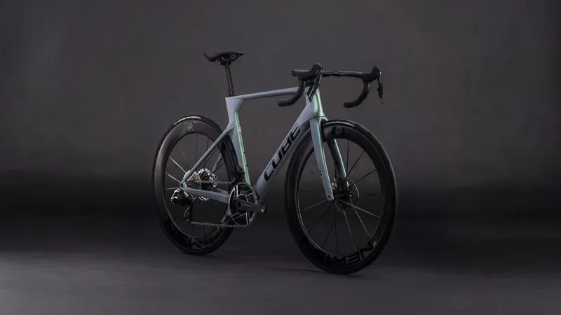 Cube Litening Aero C:68X SLX Road Bike in Sea Grey/Black-1