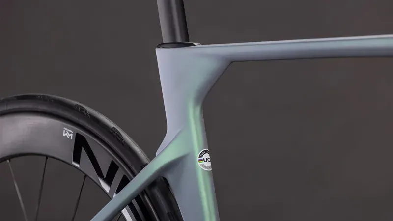 Cube Litening Aero C:68X SLX Road Bike in Sea Grey/Black-4