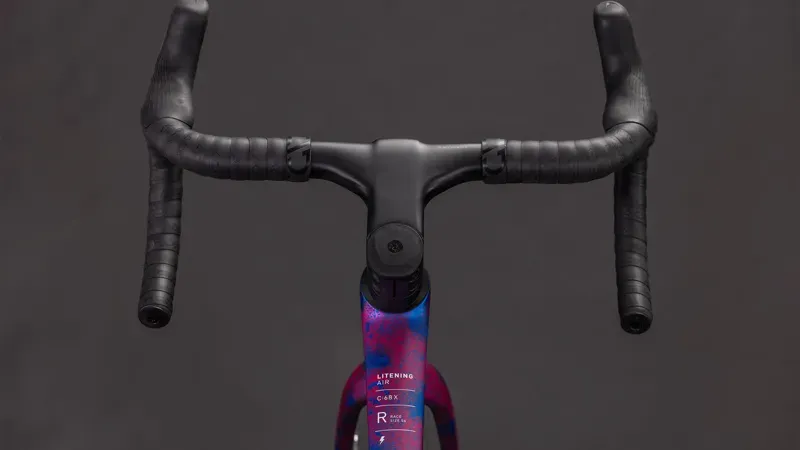 Cube Litening Air C:68X Race Road Bike In Dazzle Pink/Blue-3