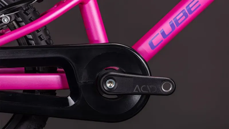 Cube Numove 140 Kids Bike in Fuchsia/Plum-4