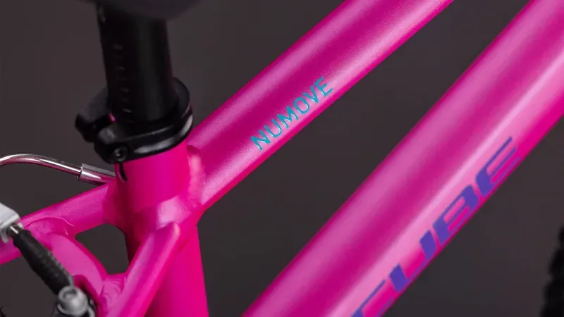 Cube Numove 140 Kids Bike in Fuchsia/Plum-7