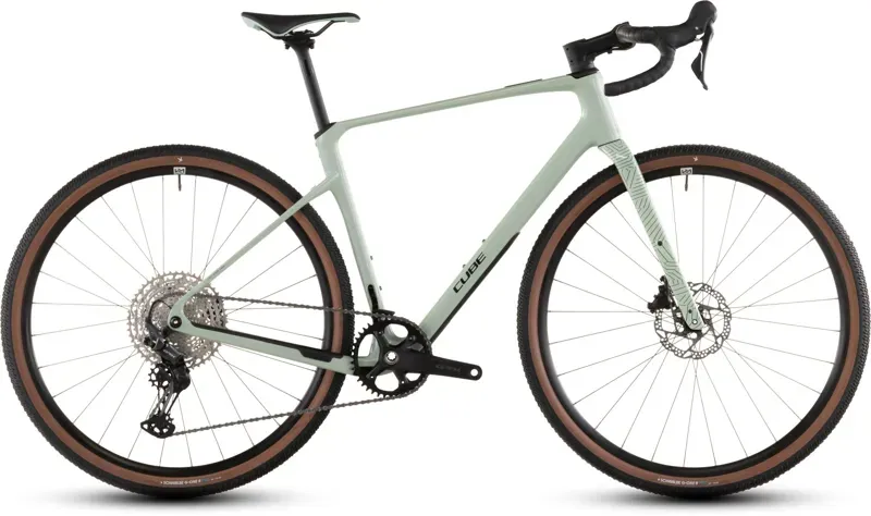 Cube Nuroad C:62 One Road Bike In Aloe Green/Black