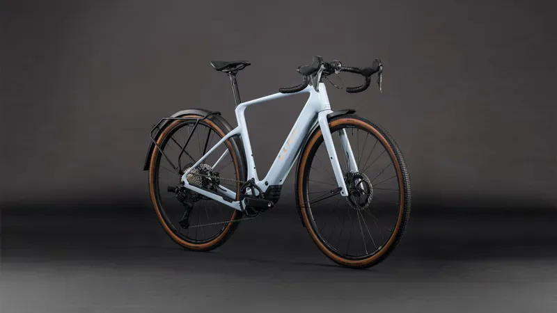 Cube Nuroad Hybrid C:62 SLX 400x FE E-Hybrid Bike in Ice Blue/Prism-1