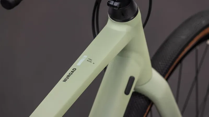 Cube Nuroad Pro Gravel Bike In Pea/Grey-2