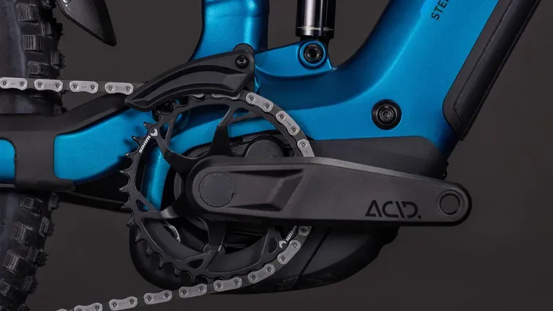 Cube Stereo Hybrid One44 EX 800 E-MTB in Electric Blue/Blue-3