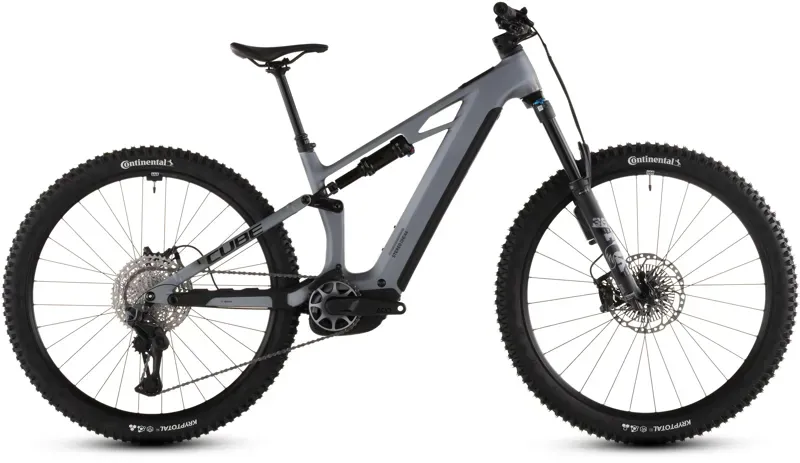 Cube Stereo Hybrid ONE44 HPC SLX EVO 800 E-MTB in Slate Grey/Black